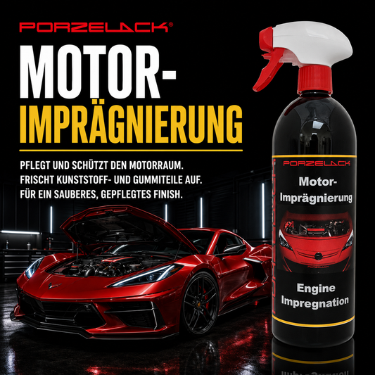PORZELACK Motorimprägnierung für Motorraum, Autopflege und Fahrzeugpflege