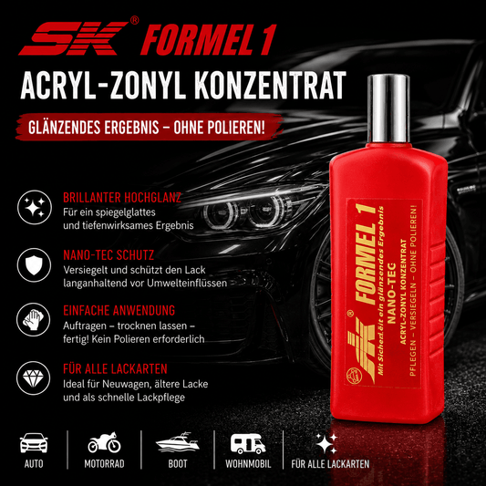 PORZELACK SK Formel 1 Acryl-Zonyl-Konzentrat zur Lackversiegelung