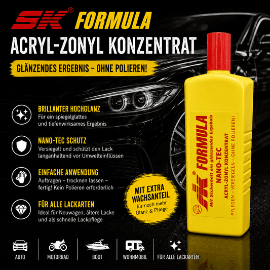 PORZELACK SK Formula Acryl-Zonyl-Konzentrat mit extra Wachsanteil