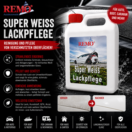 Remo Super Weiß Lackpflege 1 L