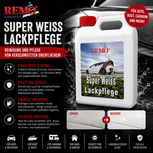 Remo Super Weiß Lackpflege 1 L.