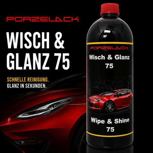 PORZELACK Wisch & Glanz 75 Trockenwäsche für streifenfreien Glanz
