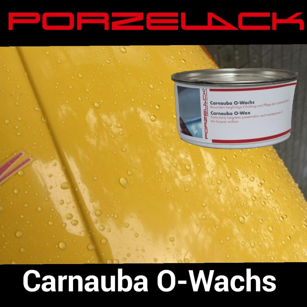 PORZELACK Carnauba O-Wachs für intensiven Hochglanz und dauerhaften Lackschutz
