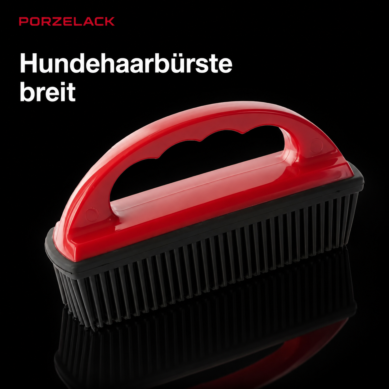 Hundehaar-Gummibürste mit ergonomischem Griff für Fahrzeugpflege