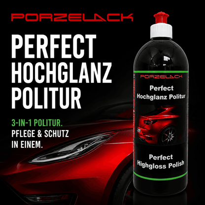 PORZELACK Perfect Hochglanz Politur für brillanten Tiefenglanz und spiegelnden Lack