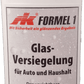 SK Formel Fahrzeugpflege Glasversiegelung Anwendung auf Autoscheibe