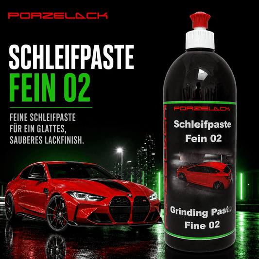 PORZELACK Schleifpaste Fein 02 für feine Lackkorrekturen und Fahrzeugaufbereitung