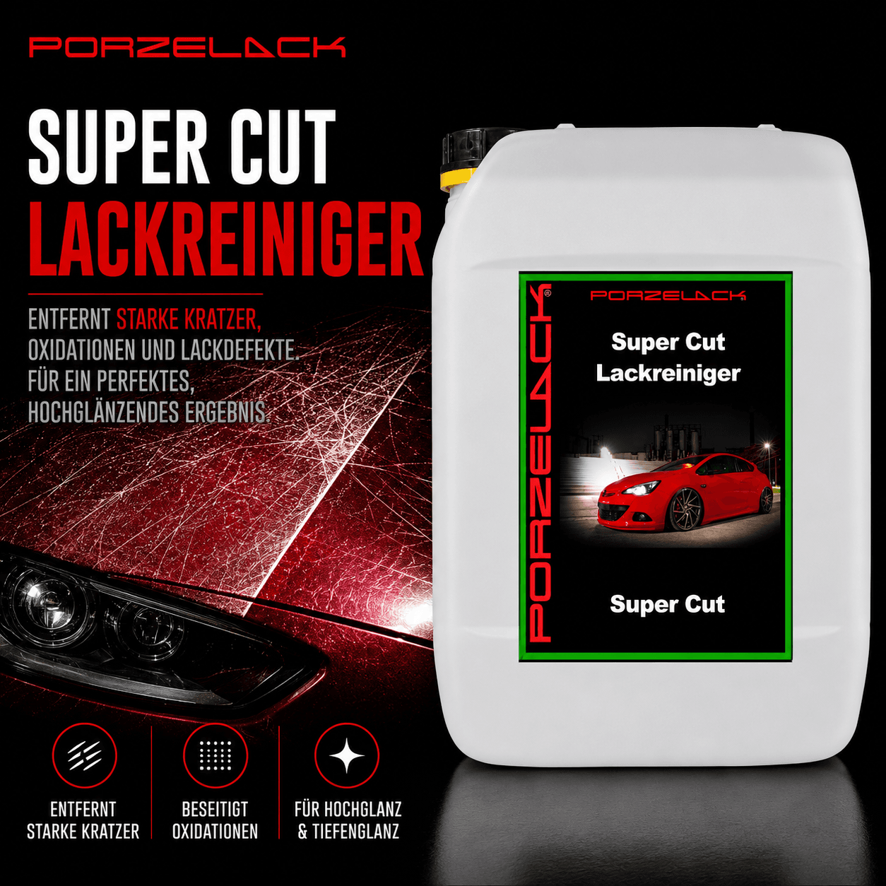 PORZELACK Super Cut Lackreiniger zur Lackvorbereitung und Lackpflege