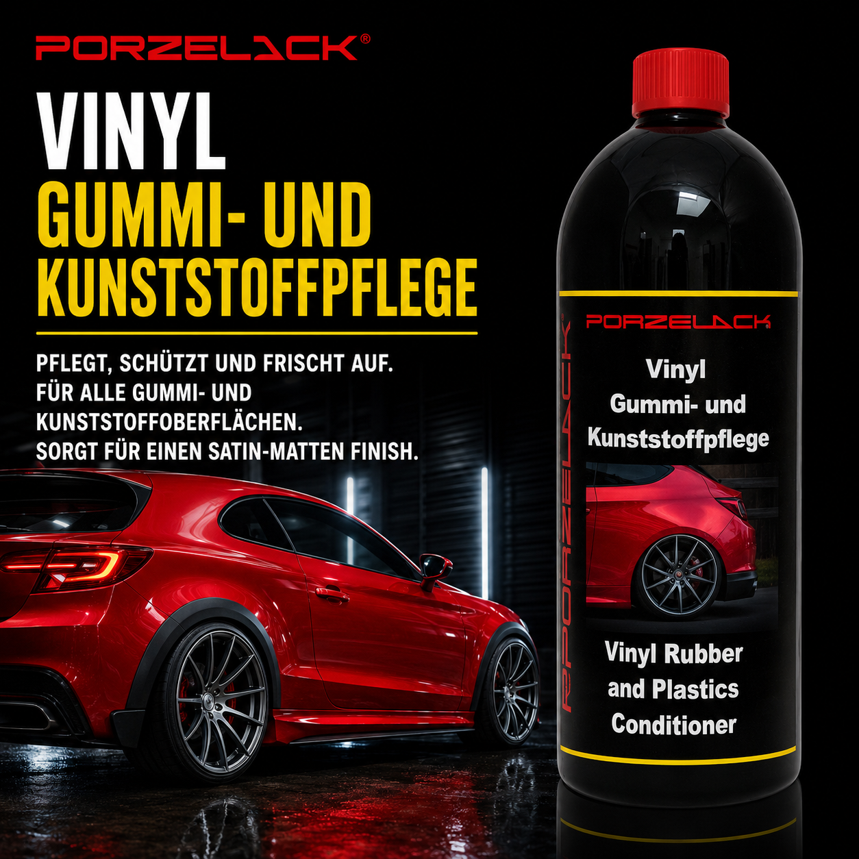 Vinyl Kunststoff- und Gummipflege