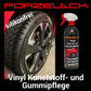 PORZELACK Vinyl Kunststoff- & Gummipflege silikonfrei für Autopflege und Fahrzeugpflege